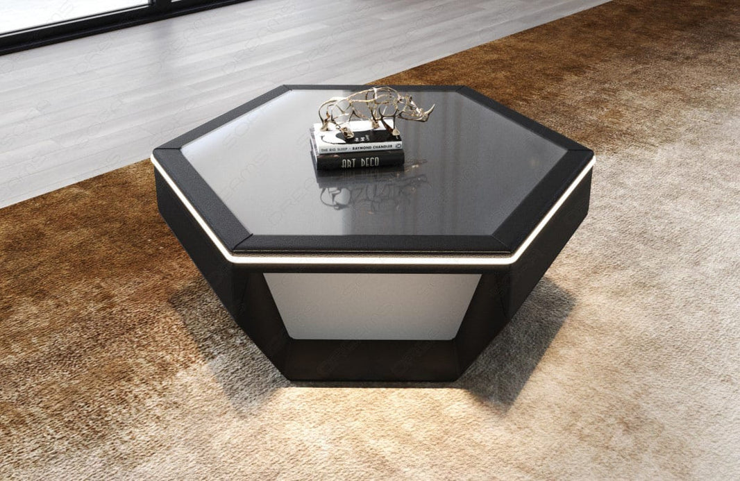 Couchtisch Toscano in Leder