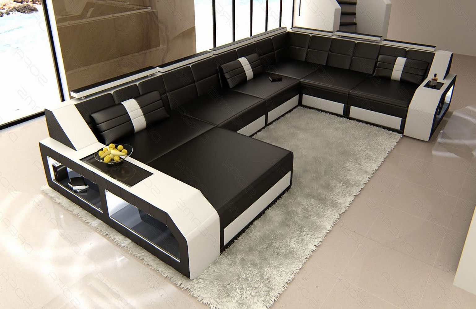 XXL Leder Wohnlandschaft Matera