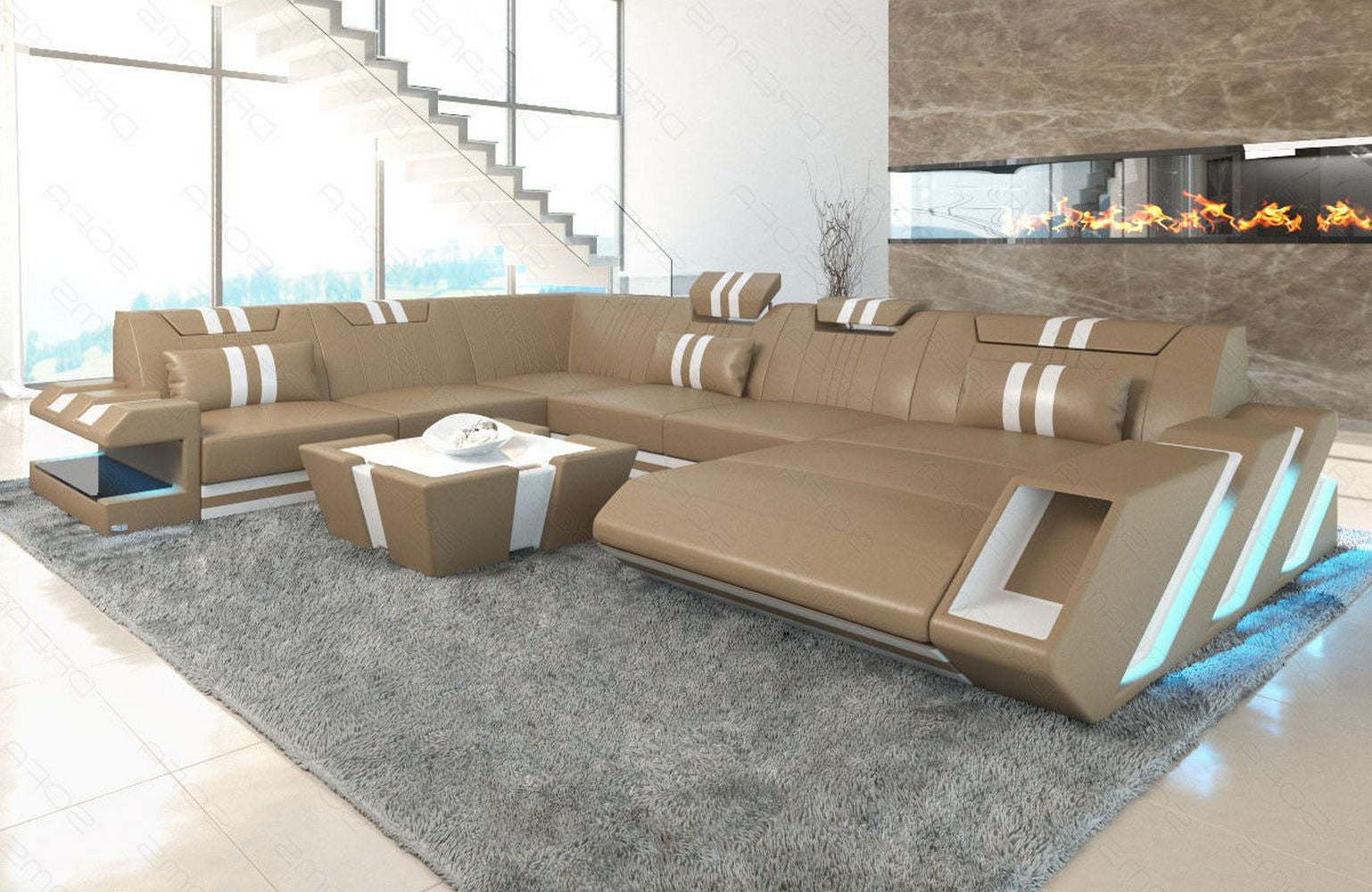 Ledersofa Apollonia XL – Luxus & Komfort