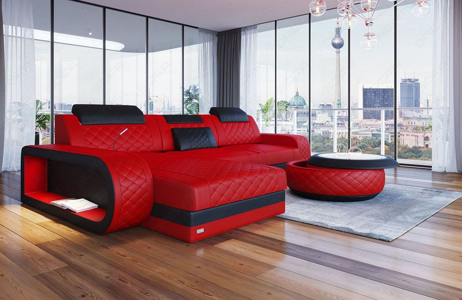 Ecksofa Berlin – Ledersofa für Ihr Zuhause