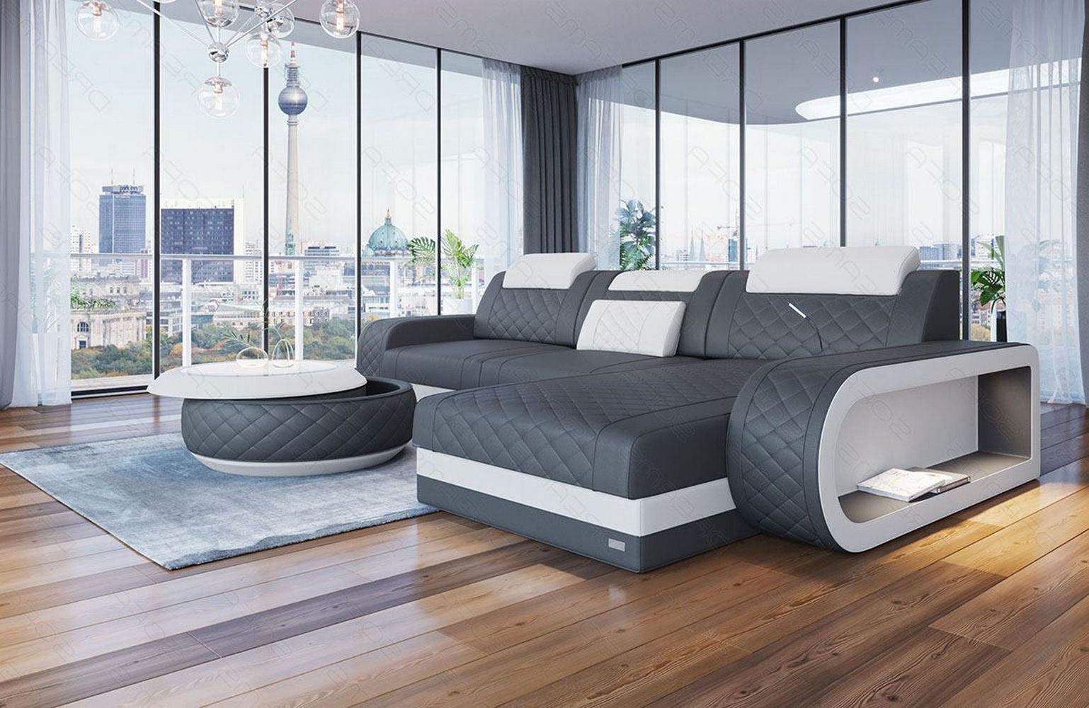 Ecksofa Berlin – Ledersofa für Ihr Zuhause