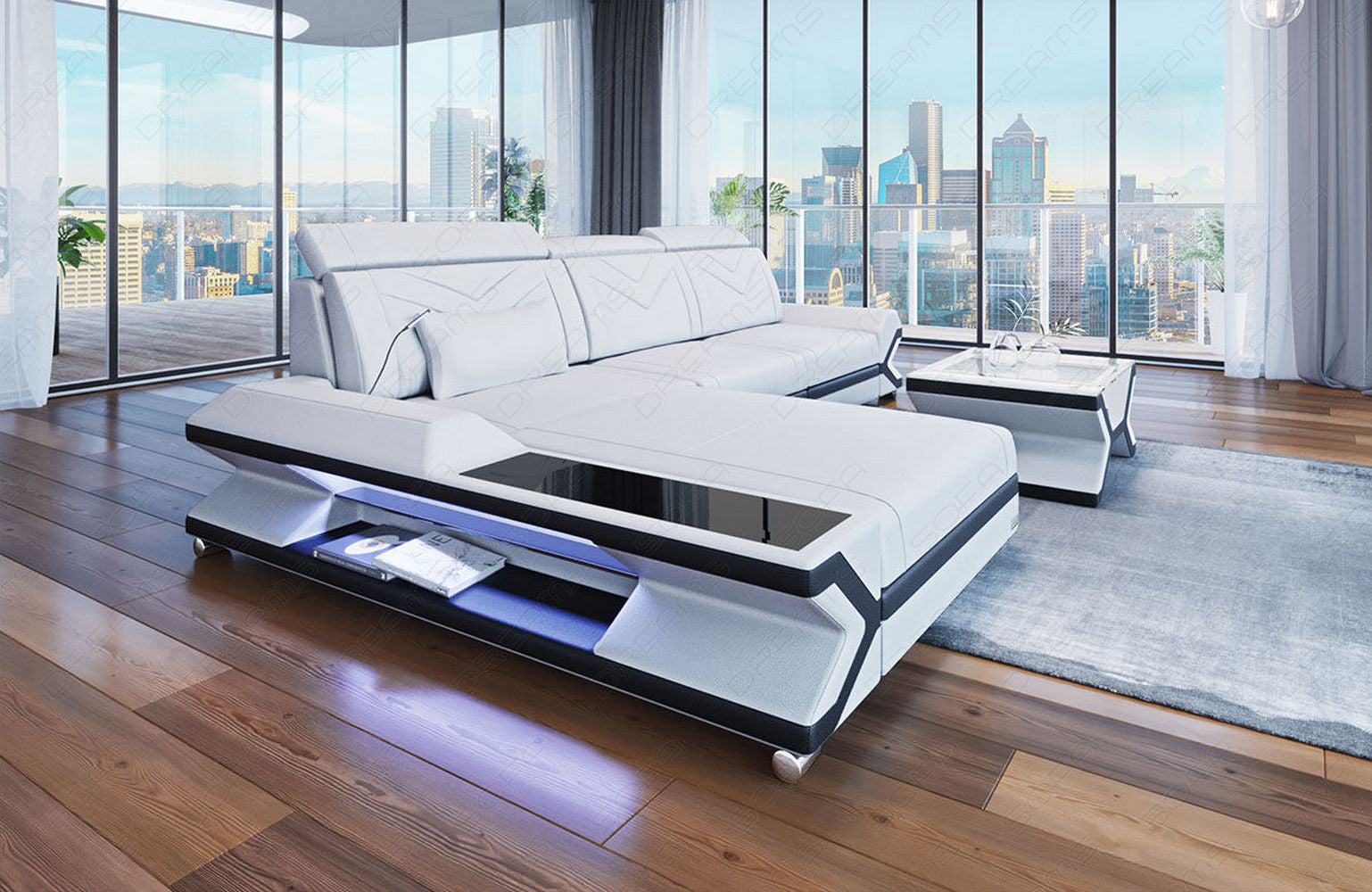 Ecksofa Napoli aus Leder – Komfort & Stil