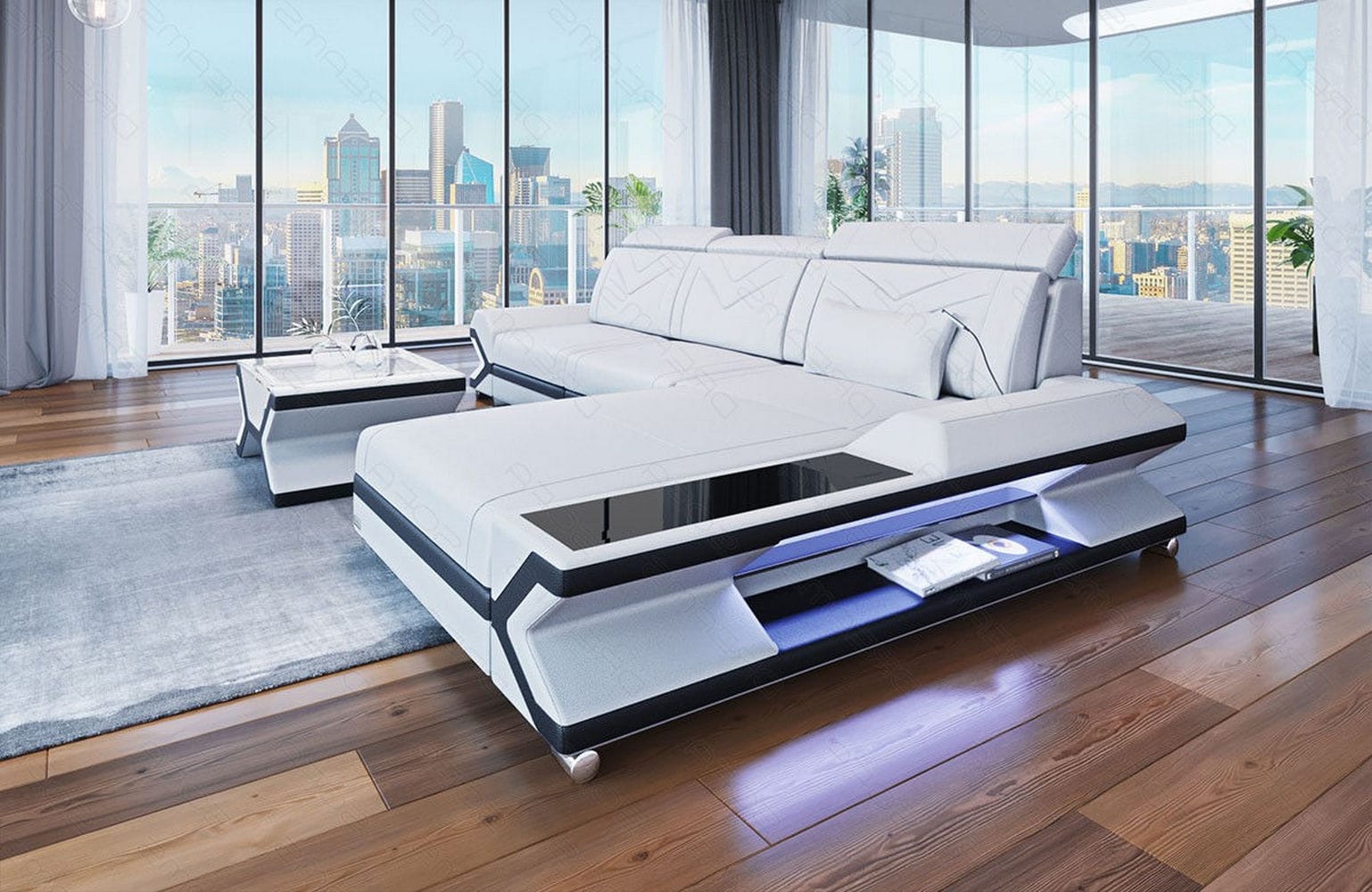 Ecksofa Napoli aus Leder – Komfort & Stil