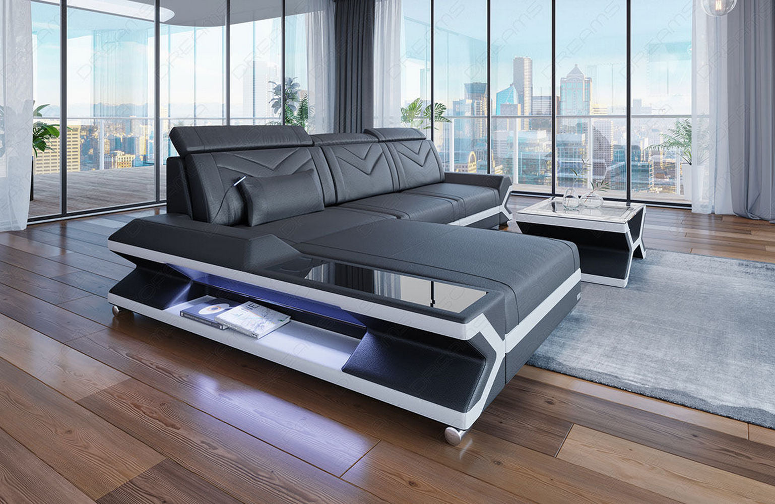 Ecksofa Napoli aus Leder – Komfort & Stil