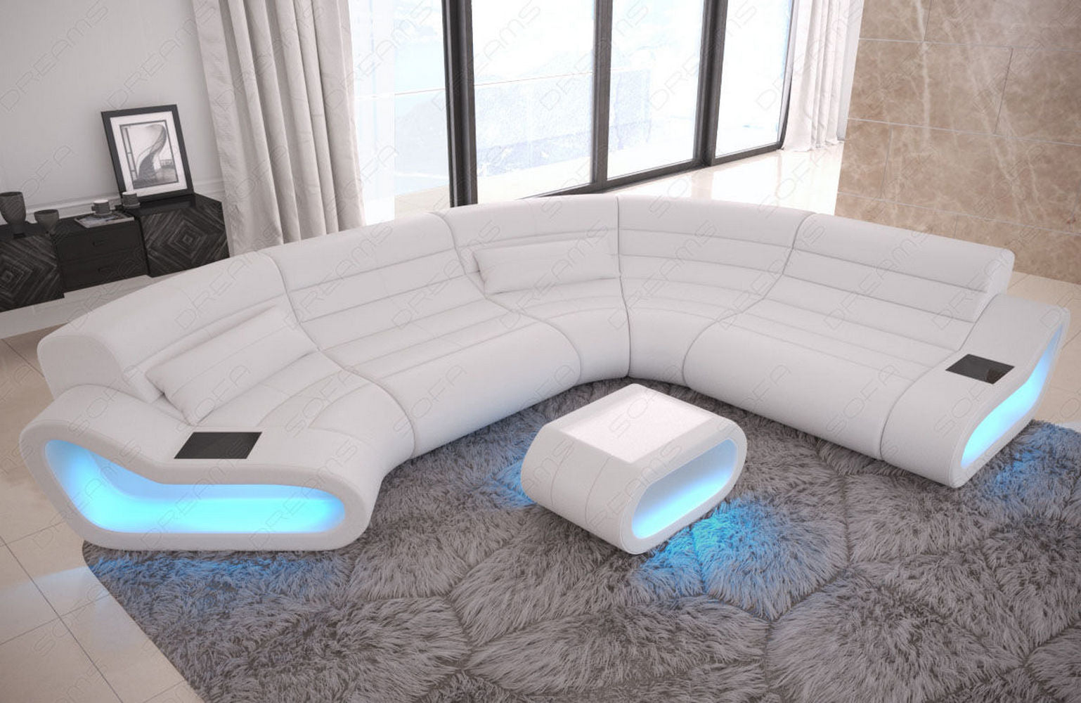 Leder Wohnlandschaft Concept C – Eleganz & Komfort