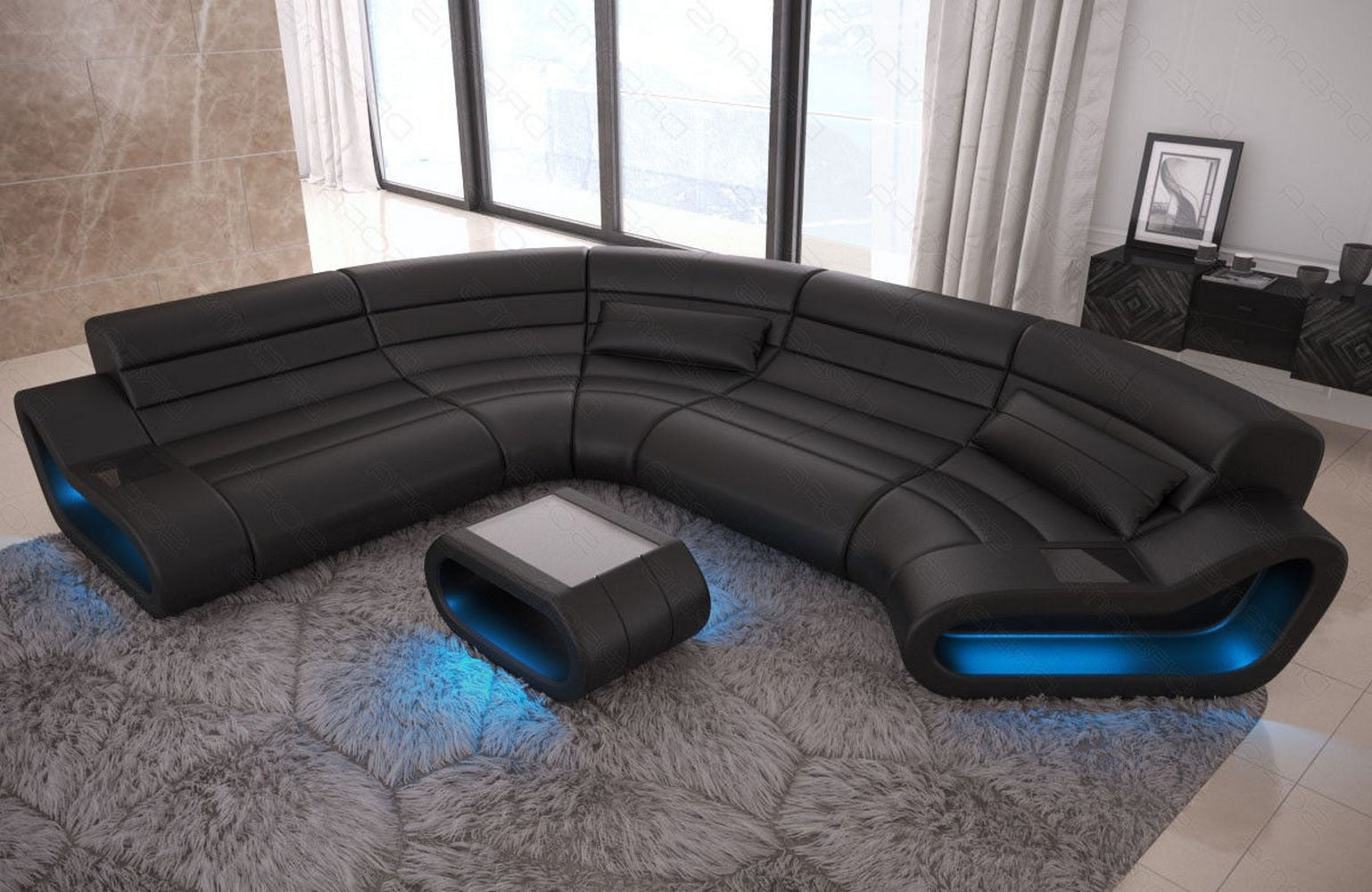 Leder Wohnlandschaft Concept C – Eleganz & Komfort