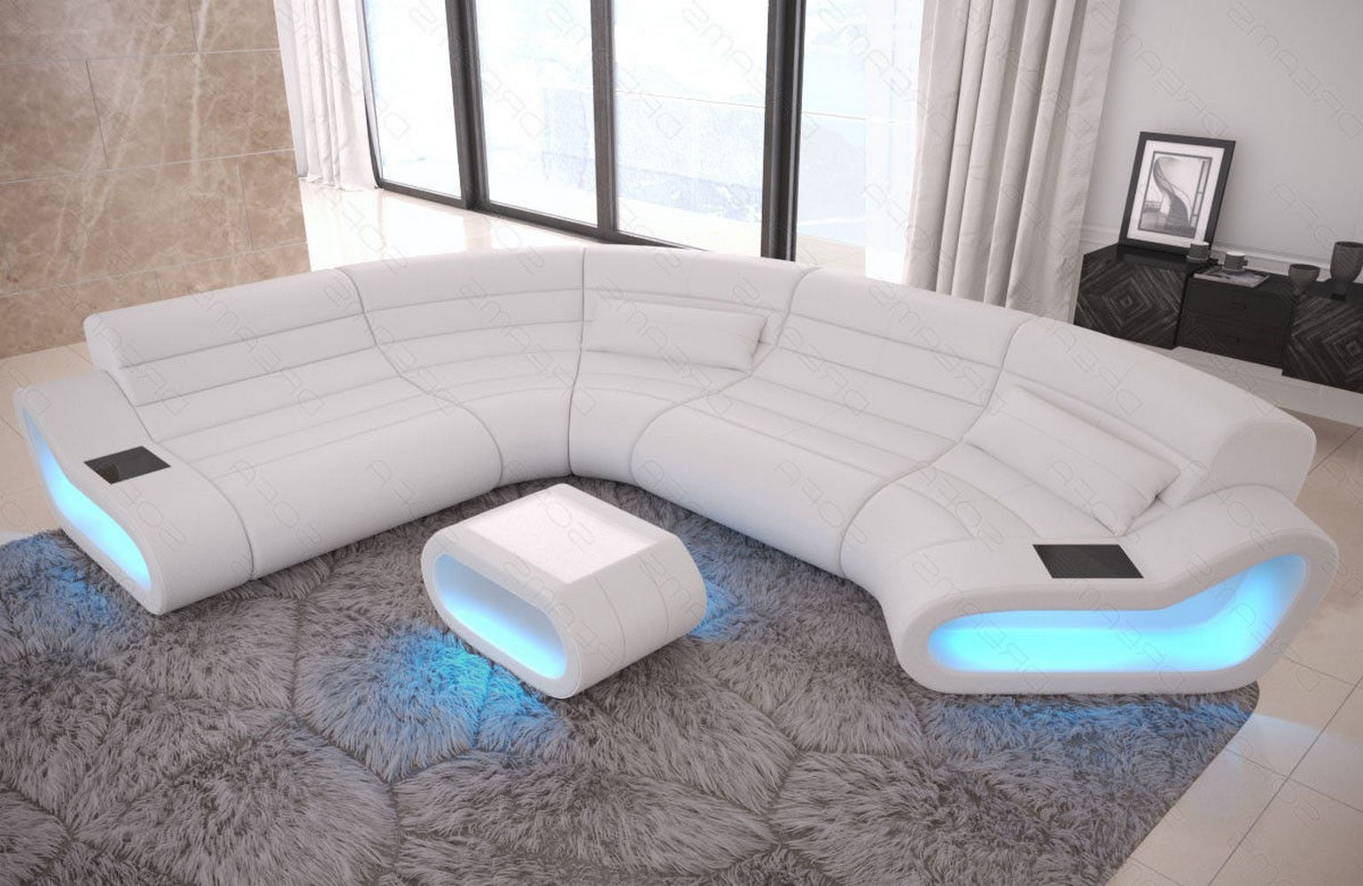 Leder Wohnlandschaft Concept C – Eleganz & Komfort