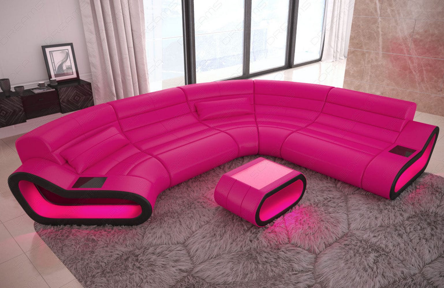 Leder Wohnlandschaft Concept C – Eleganz & Komfort