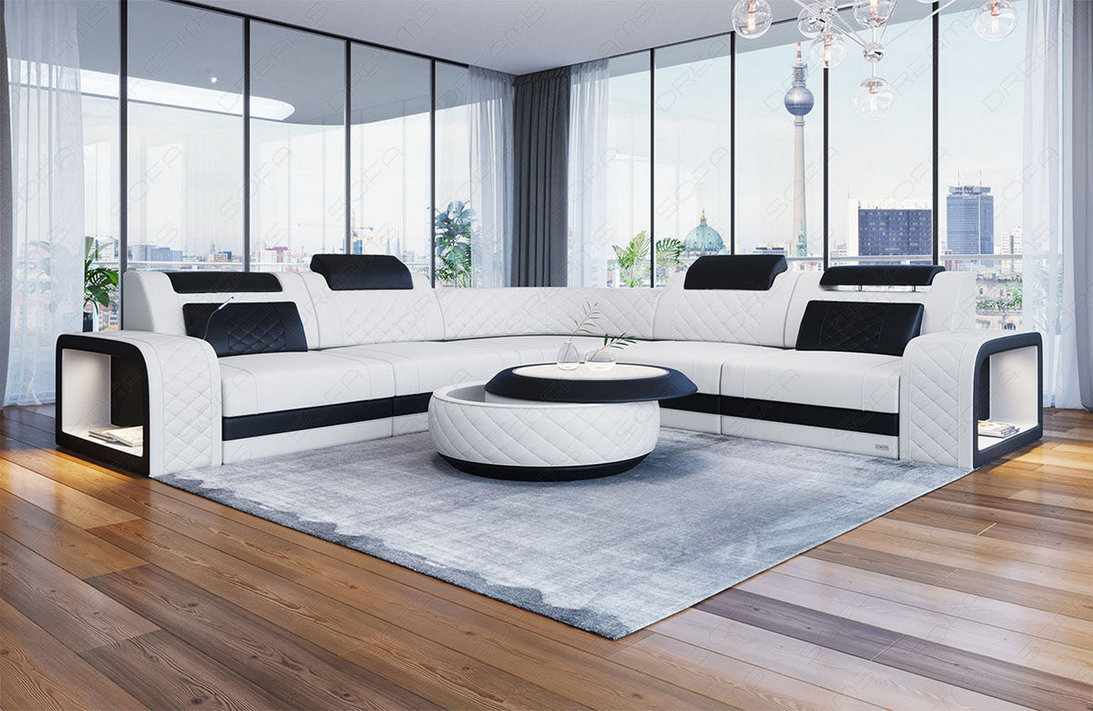 Mini Ecksofa Foggia Leder