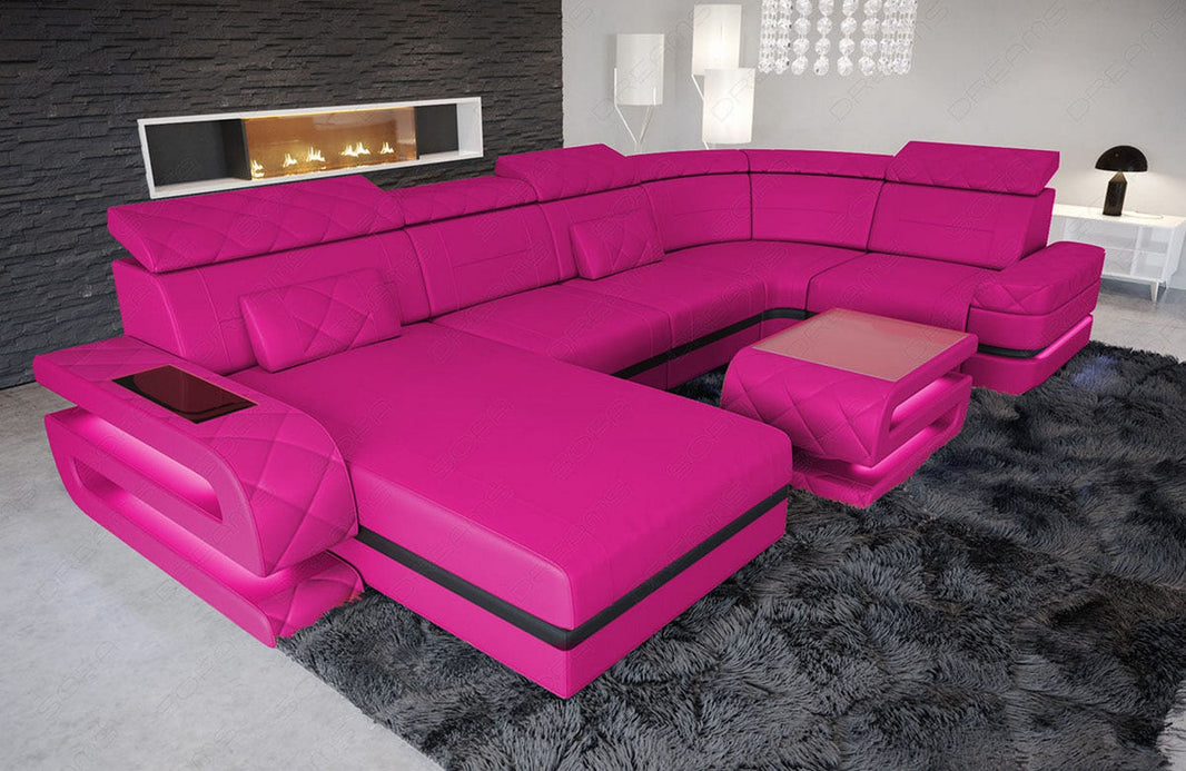 Mini Sofa Bologna in Leder