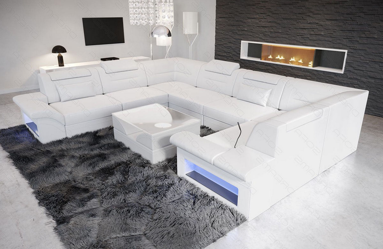 Leder Wohnlandschaft Brianza – Luxuriös & Bequem