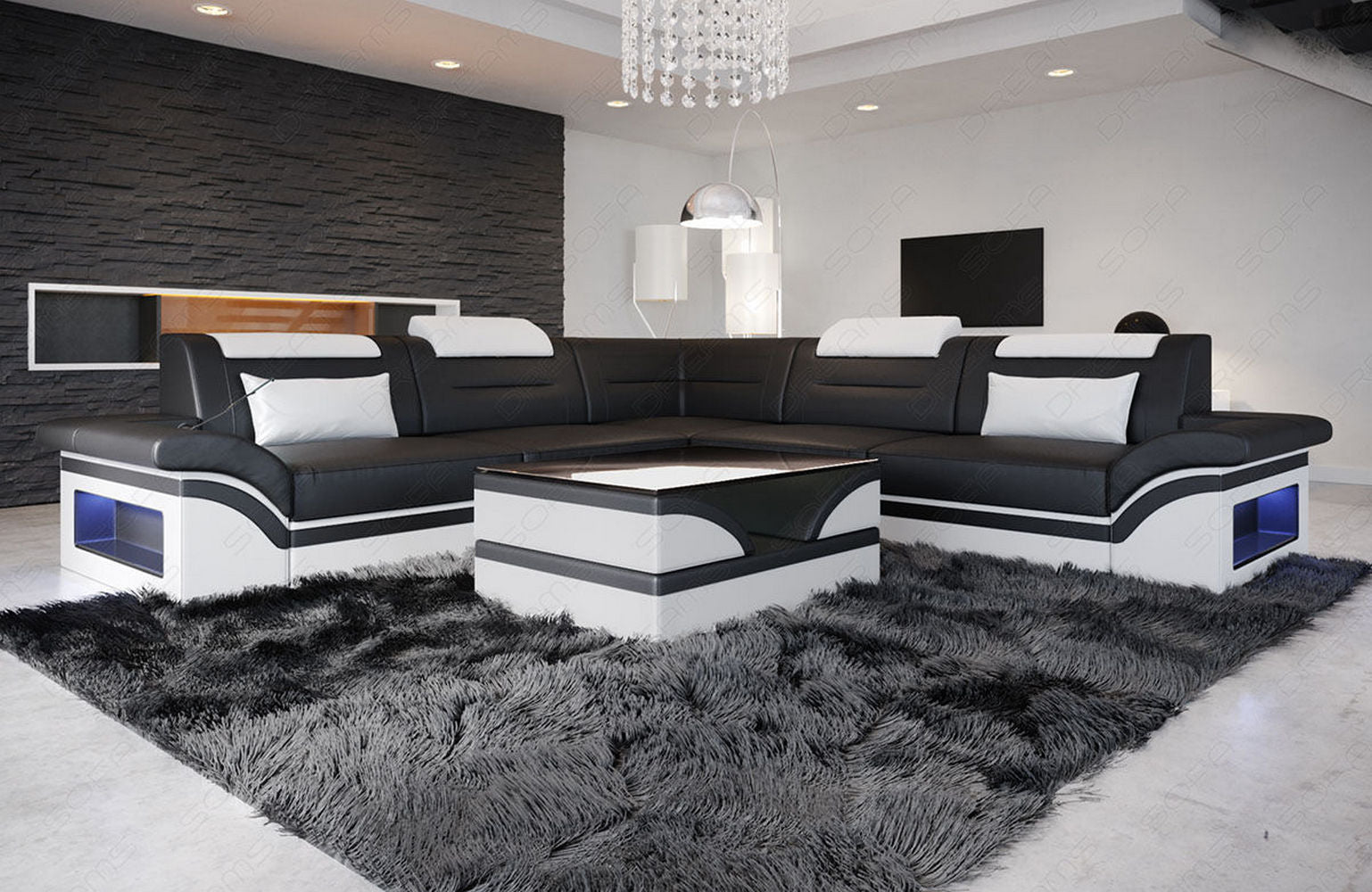 Ecksofa Brianza aus Leder – Luxus & Komfort