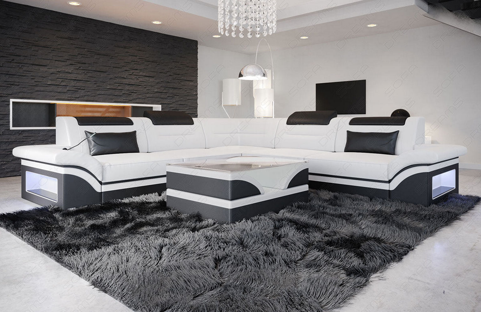 Ecksofa Brianza aus Leder – Luxus & Komfort
