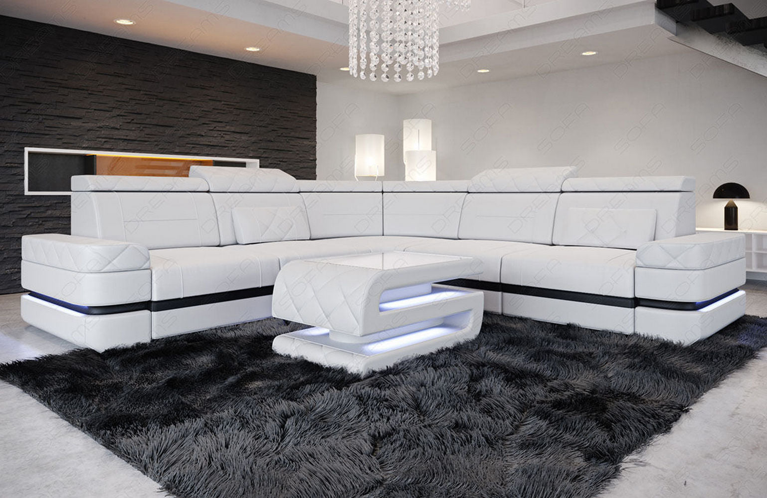 Mini Ecksofa Positano – Leder Sofa für dein Heim