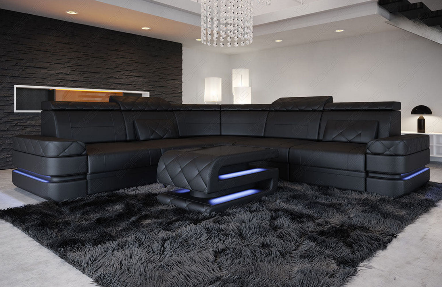 Ecksofa Positano – Leder, Modern & Komfortabel