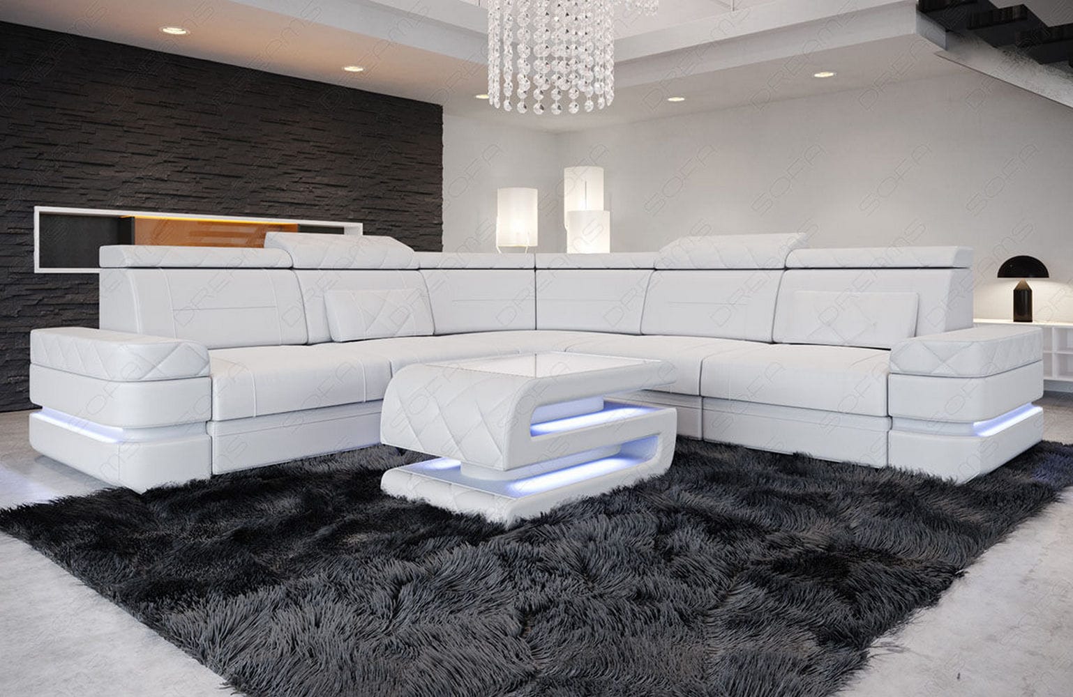 Ecksofa Positano – Leder, Modern & Komfortabel