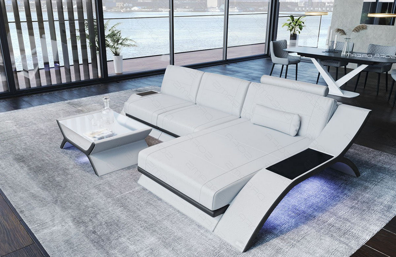 Ecksofa Calabria Leder – Komfort und Stil