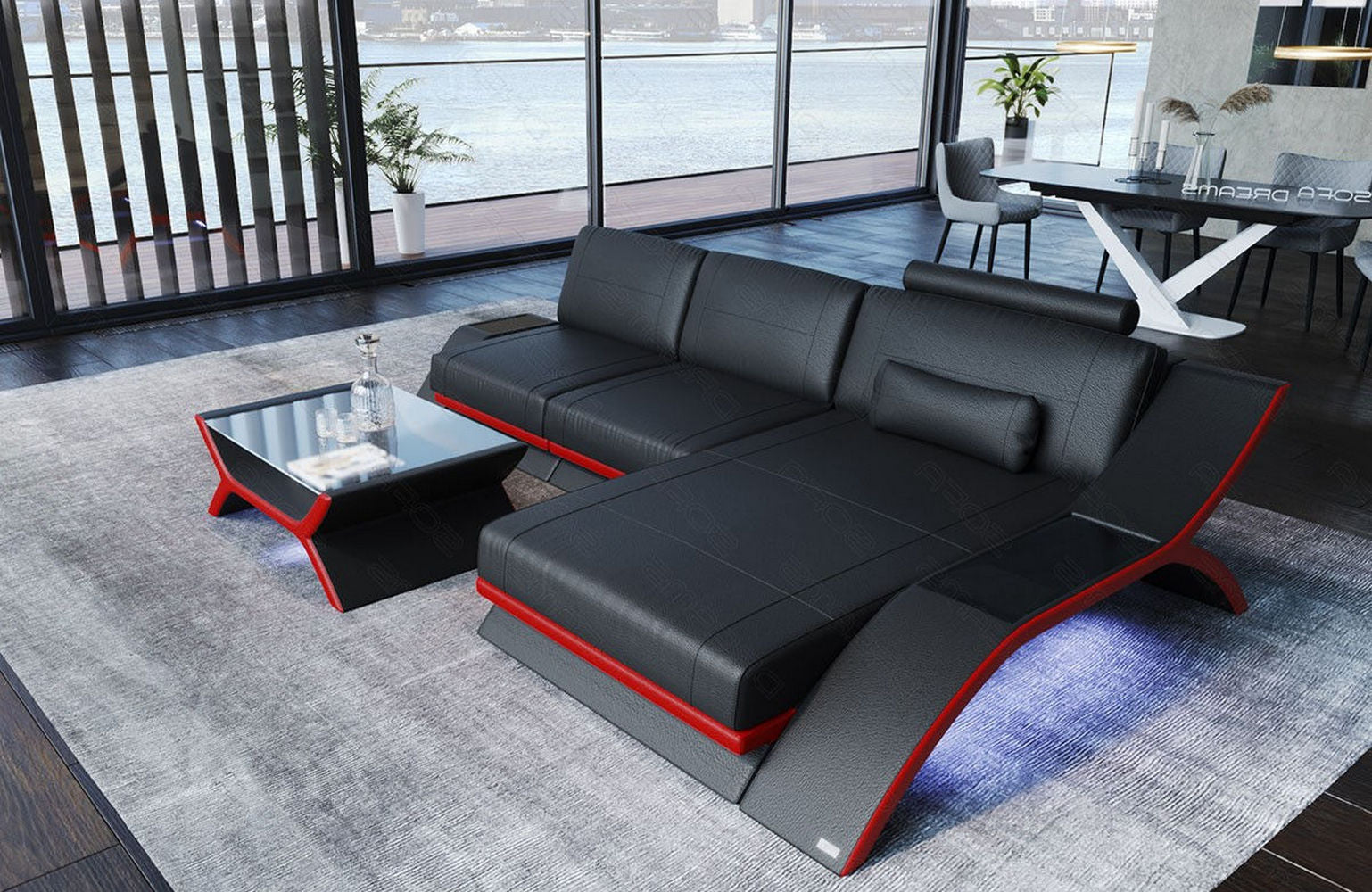 Ecksofa Calabria Leder – Komfort und Stil