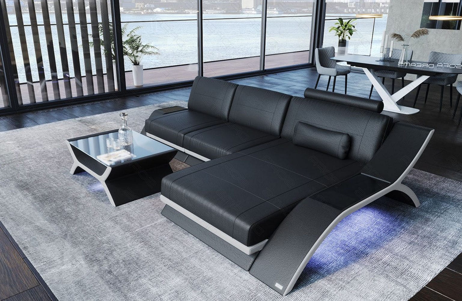 Ecksofa Calabria Leder – Komfort und Stil