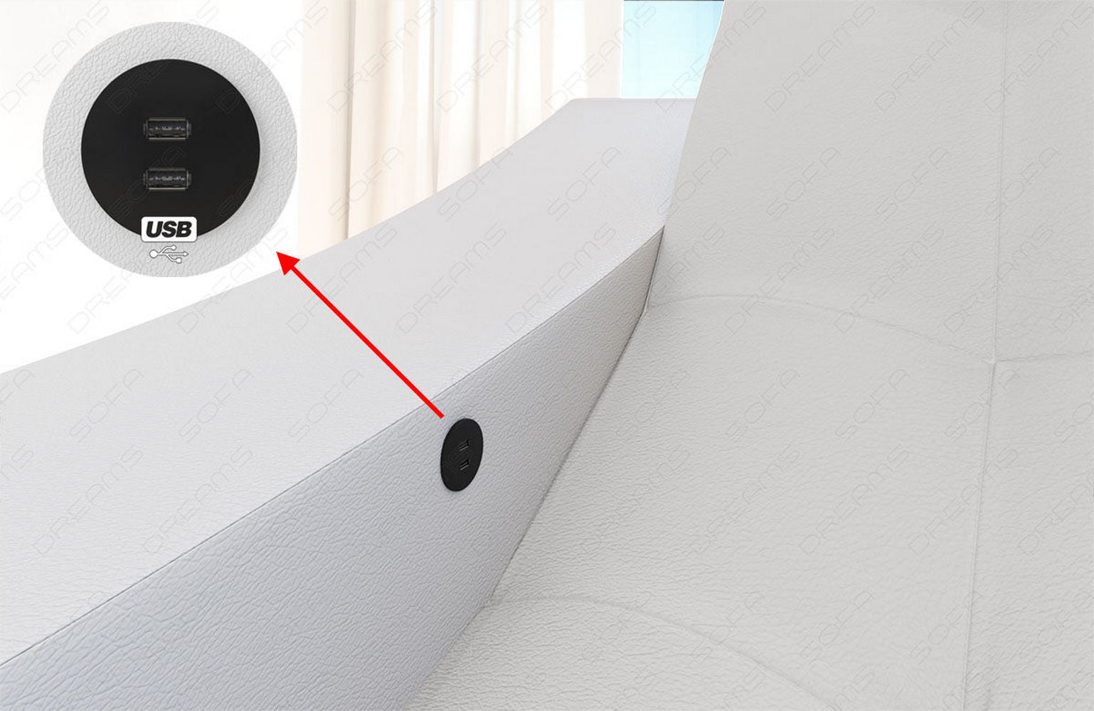 Ecksofa Elegante – Leder & Komfort