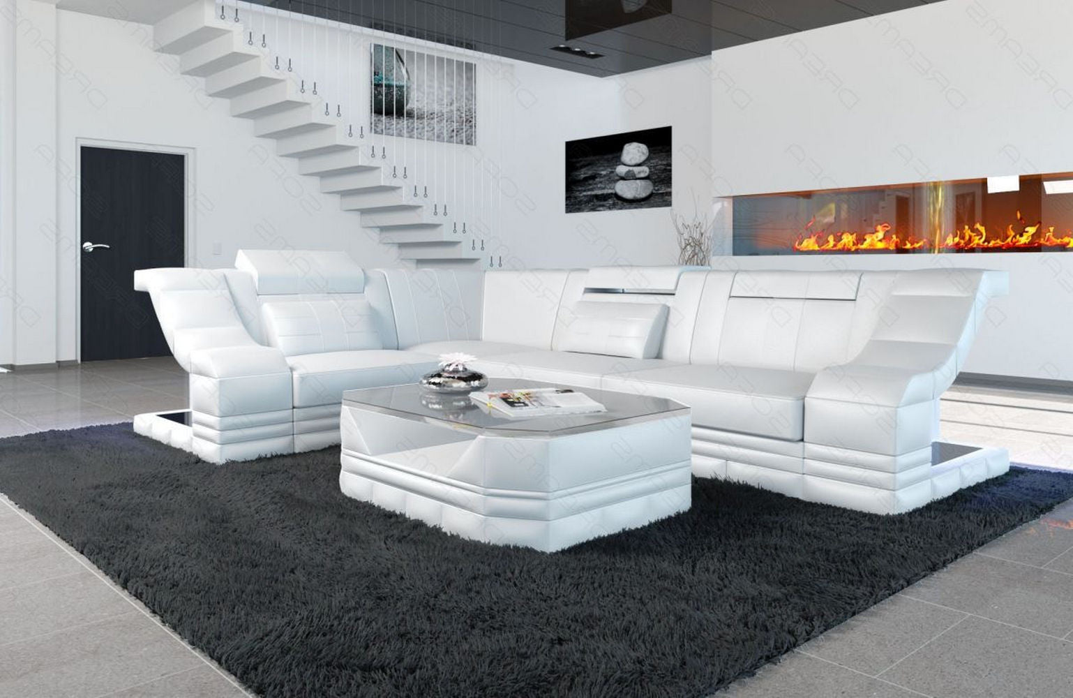 Ecksofa Bianchi – Leder & Komfort