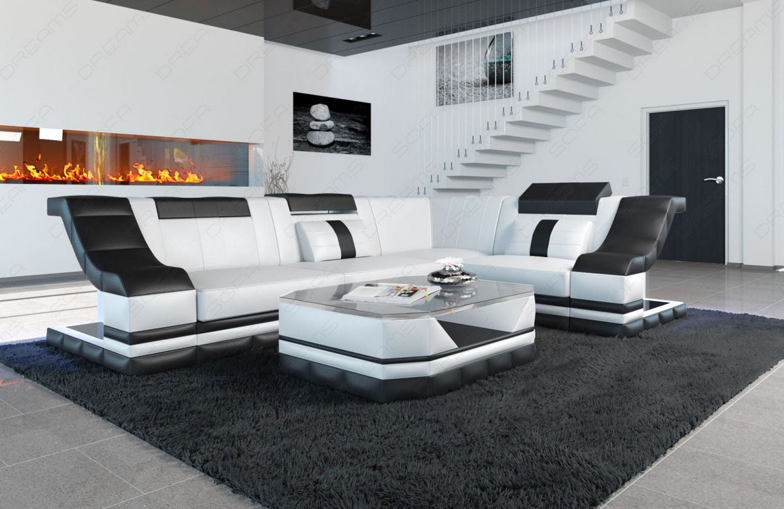 Ecksofa Bianchi – Leder & Komfort