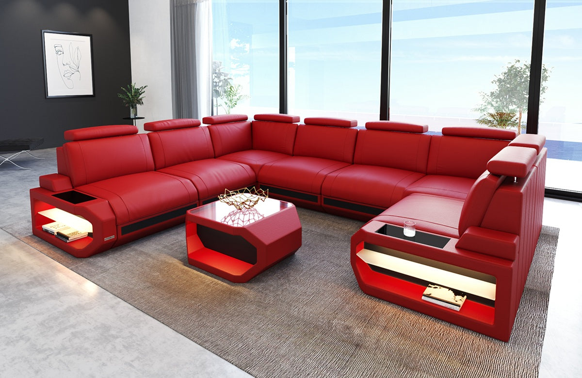 Leder-Wohnlandschaft Siena – Luxus & Komfort