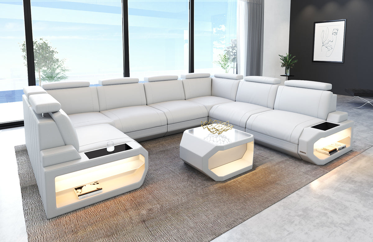 Leder-Wohnlandschaft Siena – Luxus & Komfort