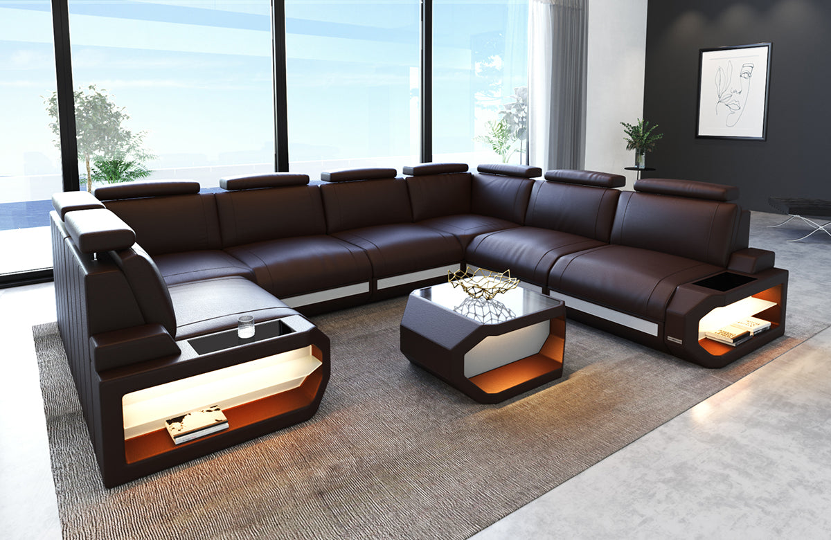 Leder-Wohnlandschaft Siena – Luxus & Komfort