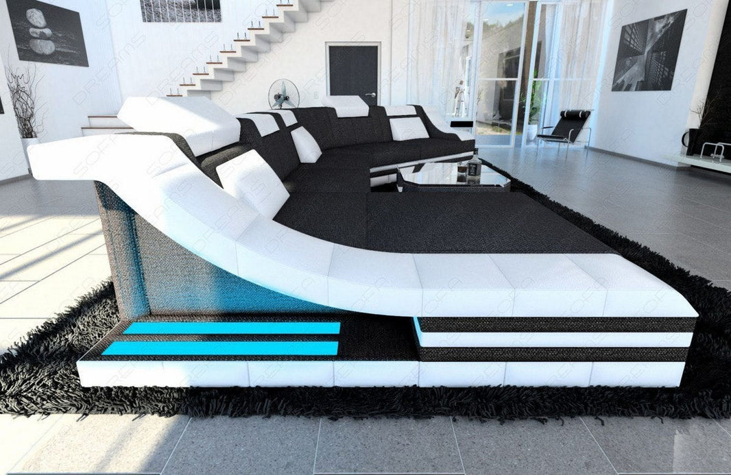 XXL Wohnlandschaft Turino CL-Form aus Stoff