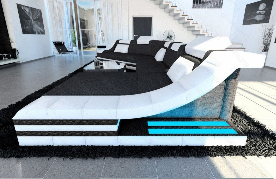 XXL Wohnlandschaft Turino CL-Form aus Stoff