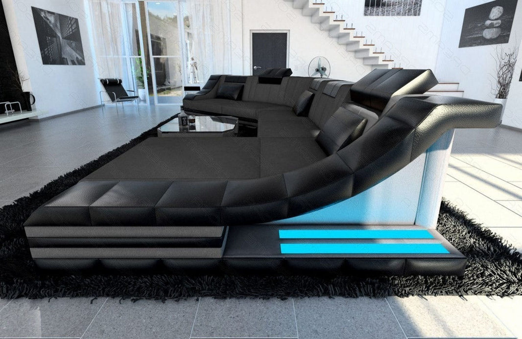 XXL Wohnlandschaft Turino CL-Form aus Stoff