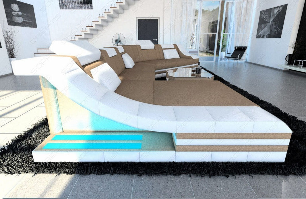 XXL Wohnlandschaft Turino CL-Form aus Stoff