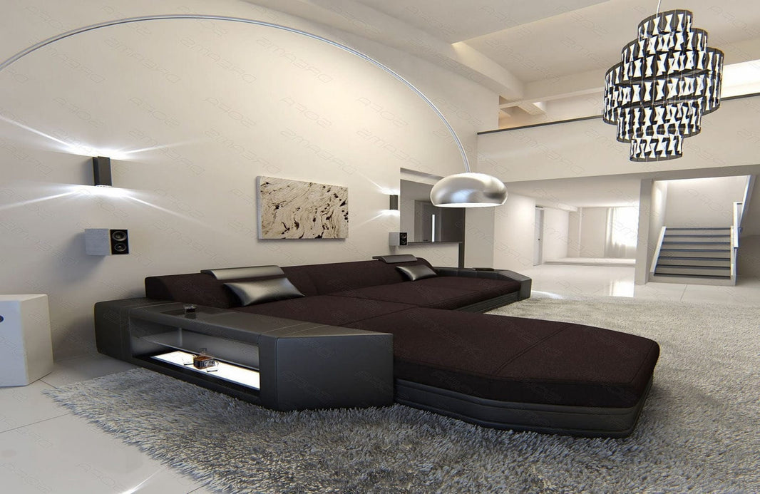 Ecksofa Prato L-Form aus Stoff