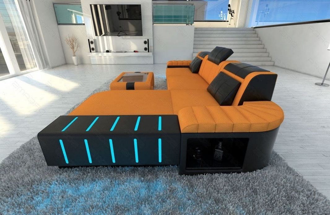 Ecksofa Bellagio L-Form aus Stoff