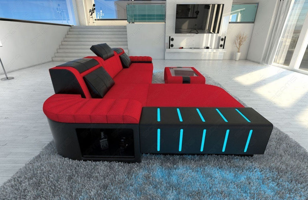 Ecksofa Bellagio L-Form aus Stoff
