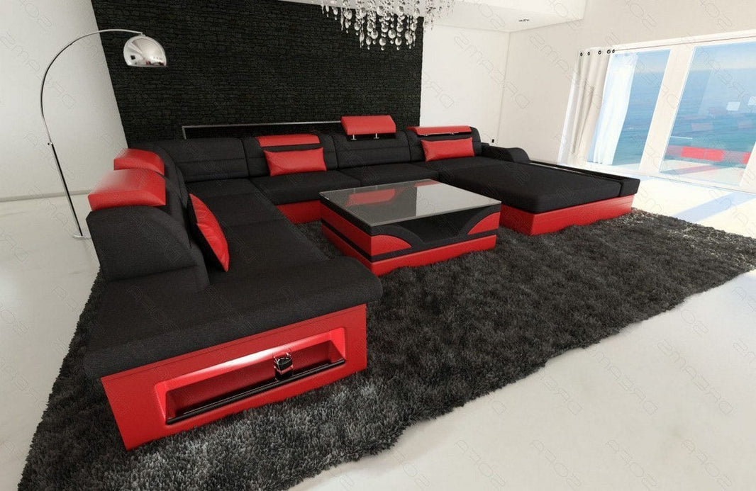 Wohnlandschaft Mezzo XXL in Stoff