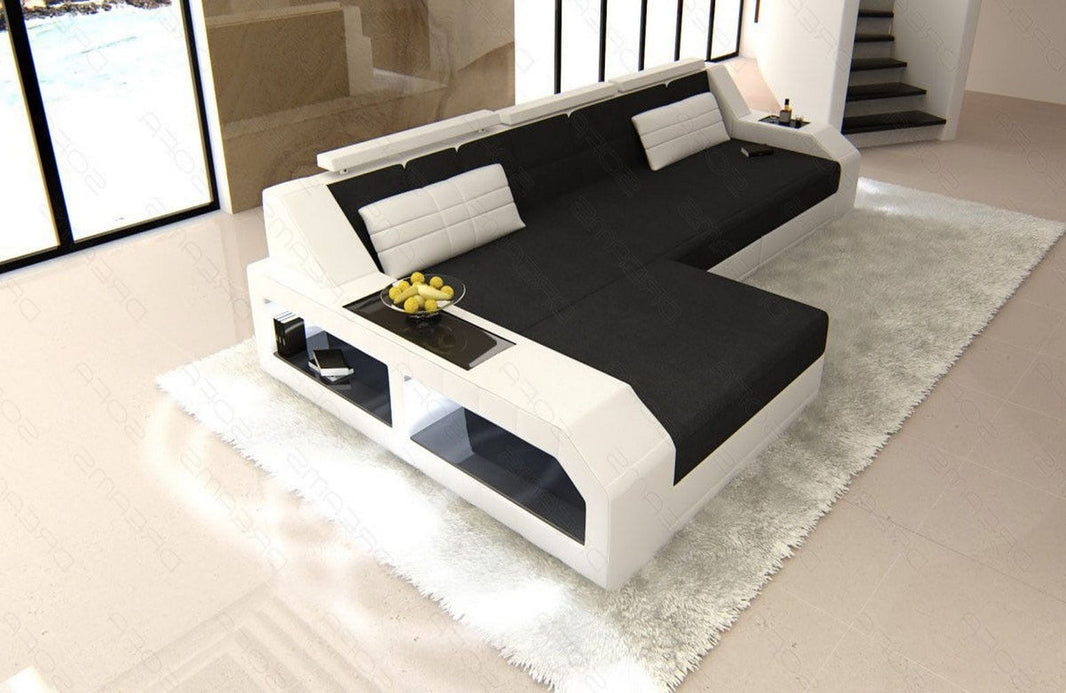 Ecksofa Arezzo L-Form aus Stoff