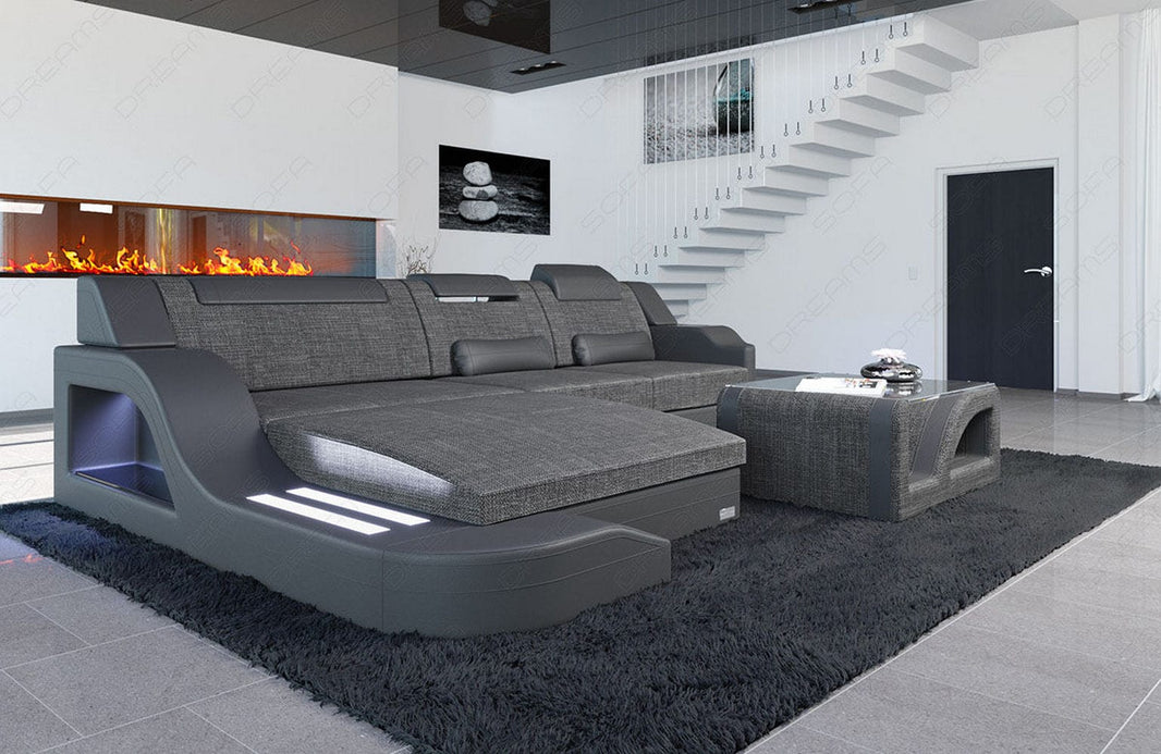 Stoff Ecksofa Palermo L Form