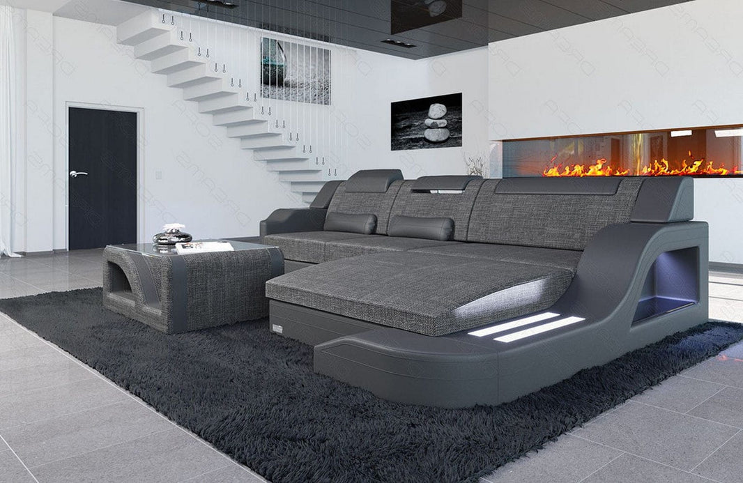 Stoff Ecksofa Palermo L Form