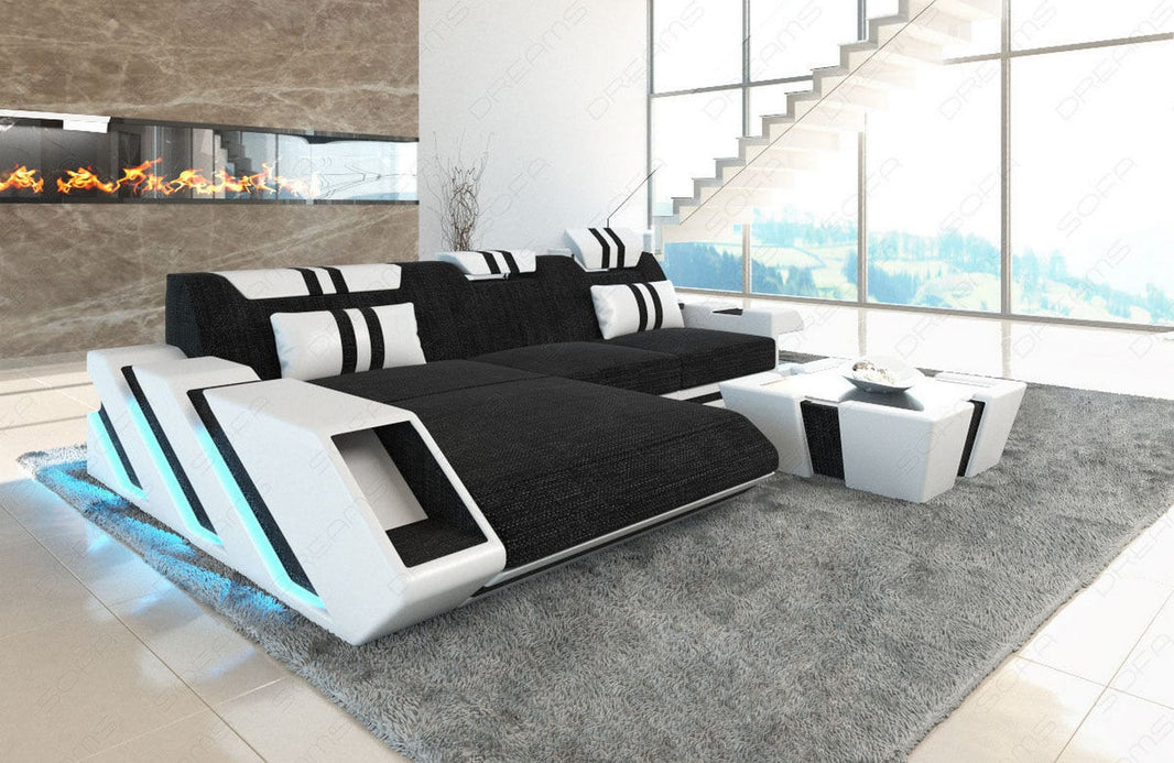 Stoff Ecksofa Apollonia L-Form