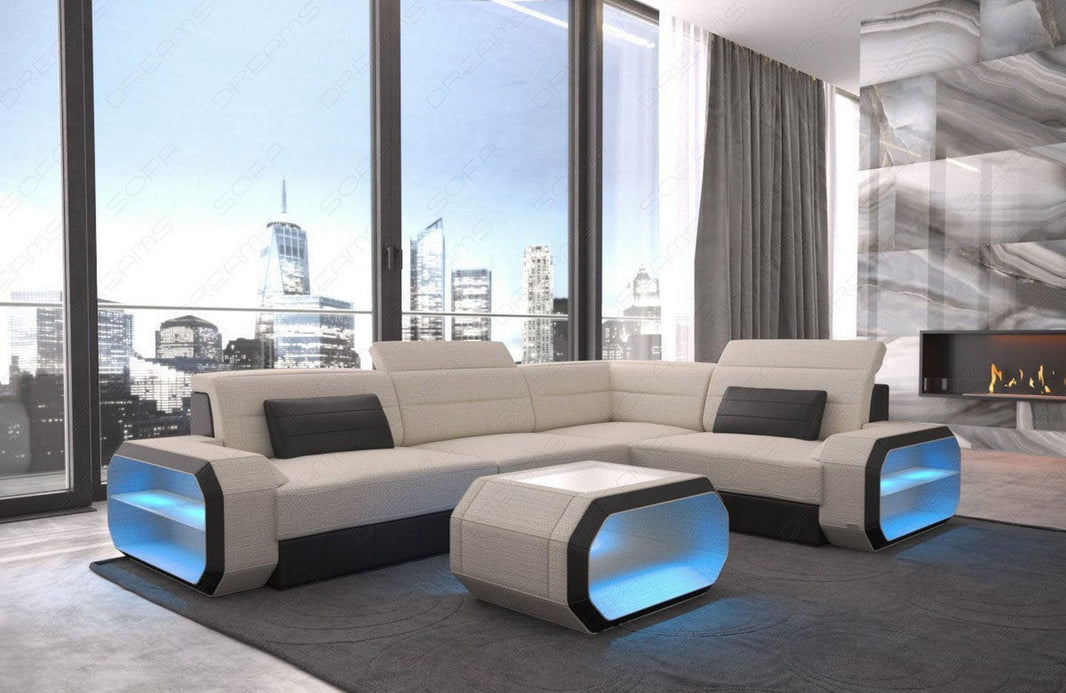 Ecksofa Verona L-Form aus Stoff