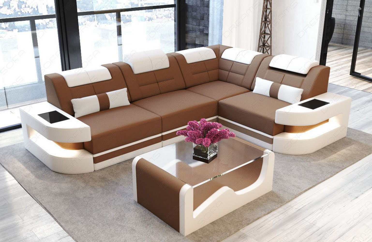Polster Ecksofa Como L-Form - Modern & Bequem