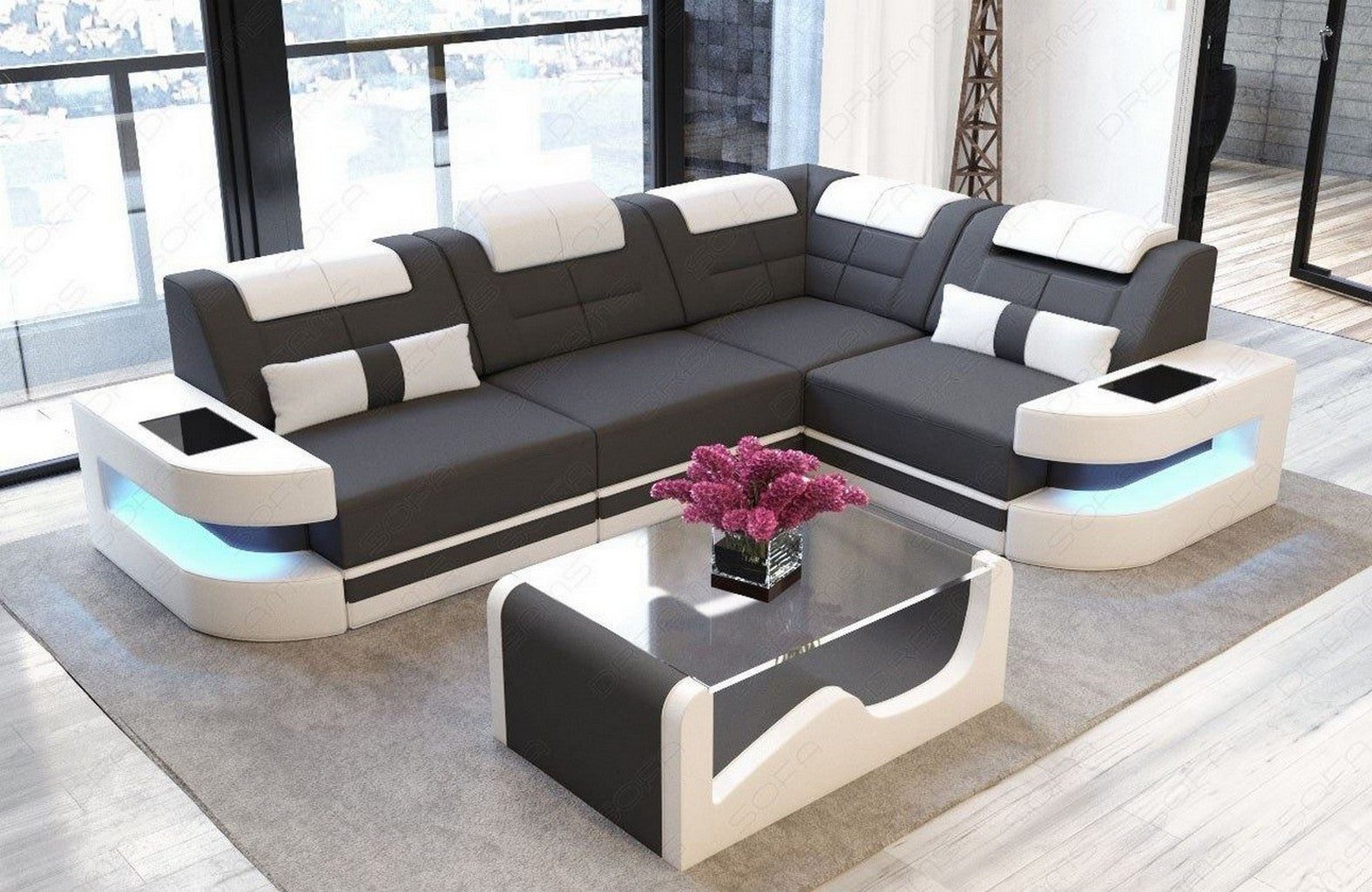 Polster Ecksofa Como L-Form - Modern & Bequem