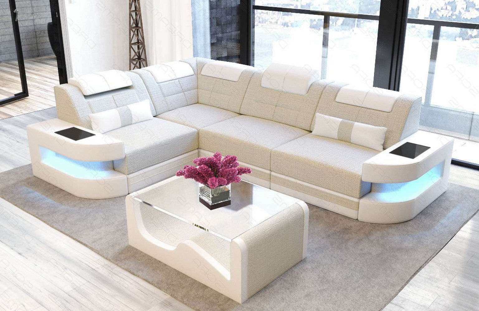 Polster Ecksofa Como L-Form - Modern & Bequem