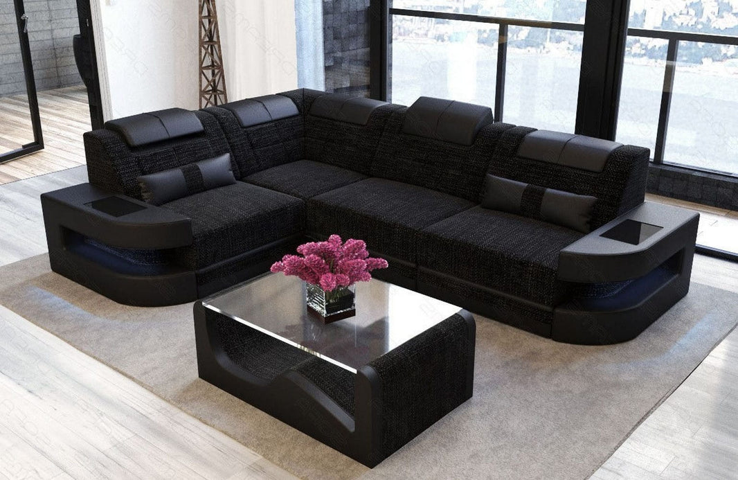 Stoff Ecksofa Como L Form