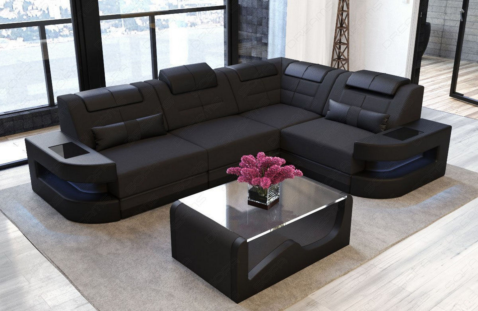 Polster Ecksofa Como L-Form - Modern & Bequem