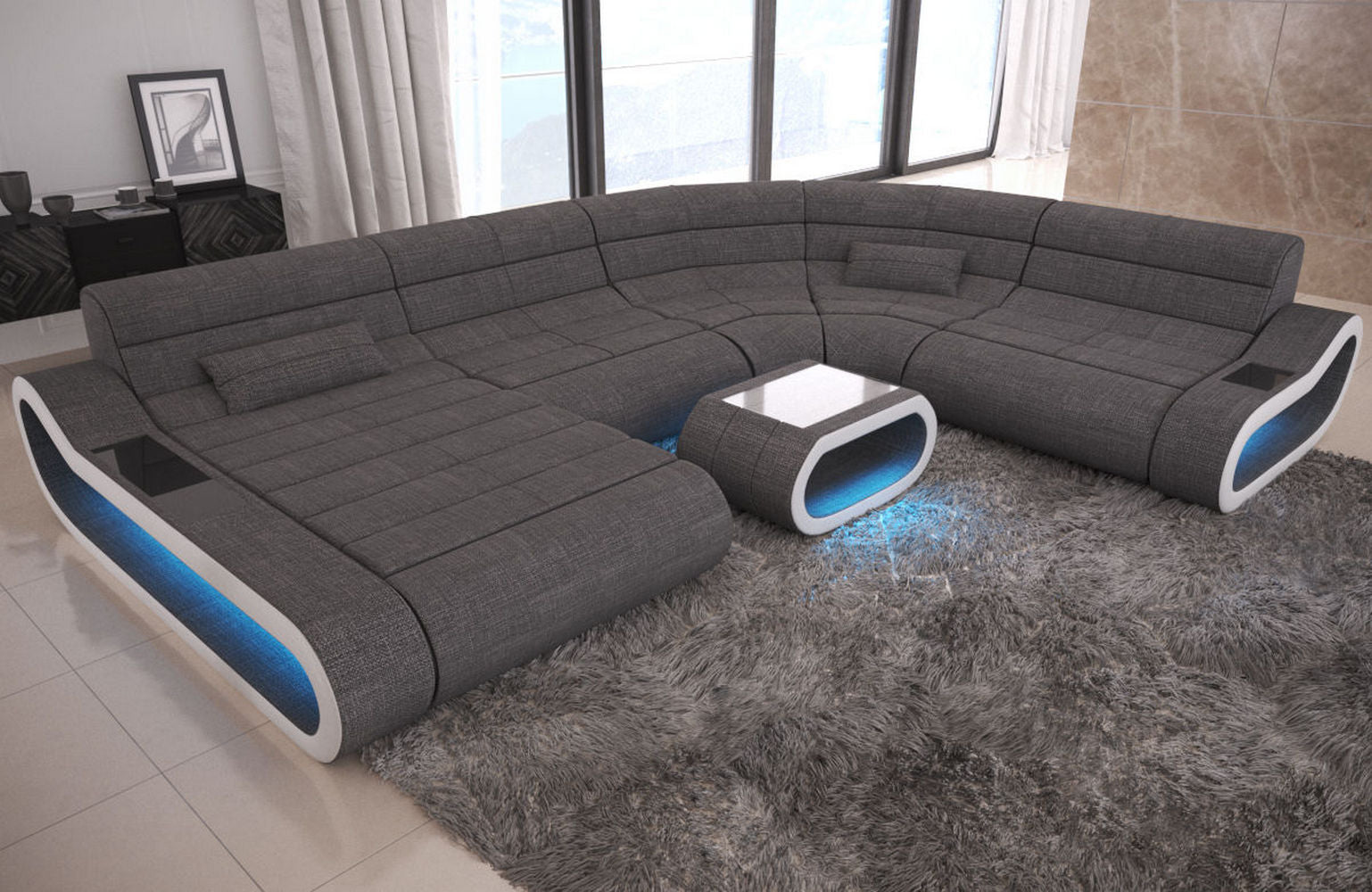 Big Couch Concept Stoff-Mix XXL