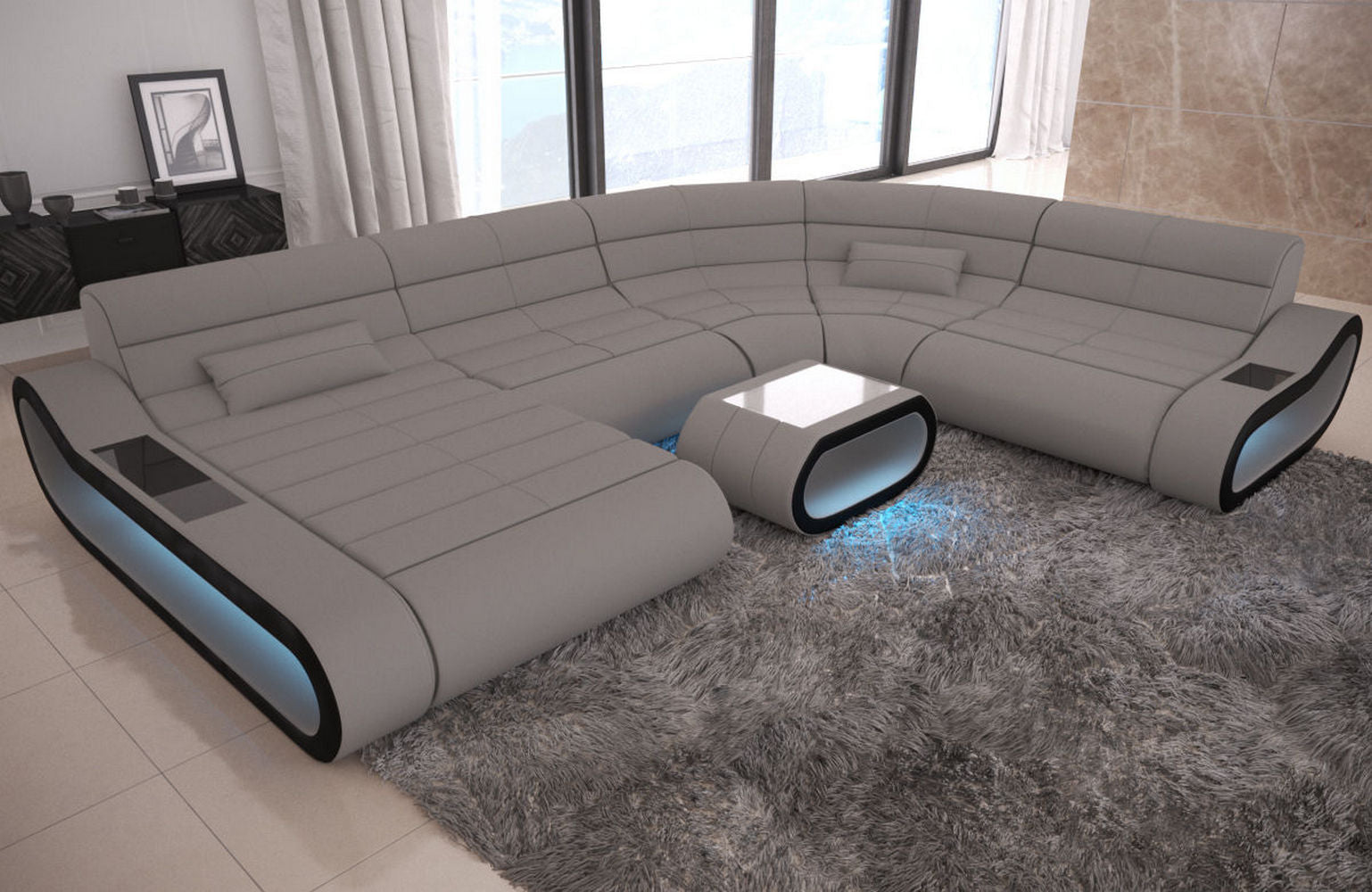 Big Couch Concept Stoff-Mix XXL