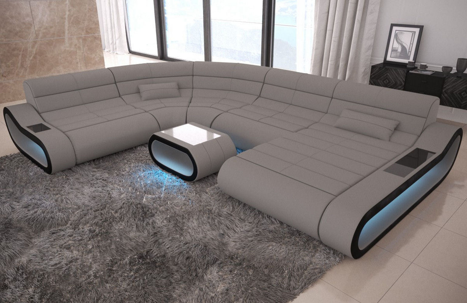 Big Couch Concept Stoff-Mix XXL